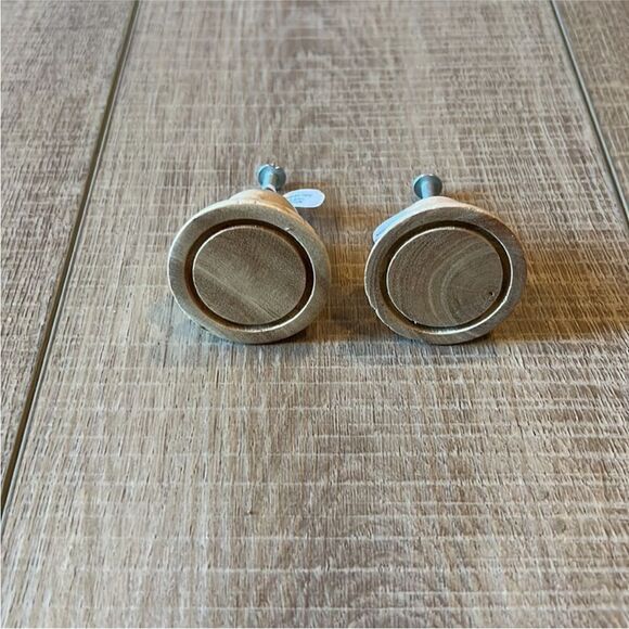 Anthropologie Sonali Wooden Knobs, Set of 2 - Picture 3 of 6